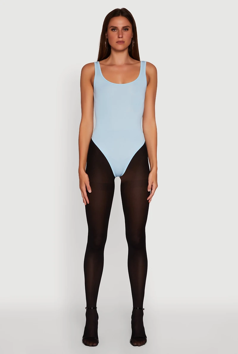 Daisy Sleeveless Scoop Neck Bodysuit