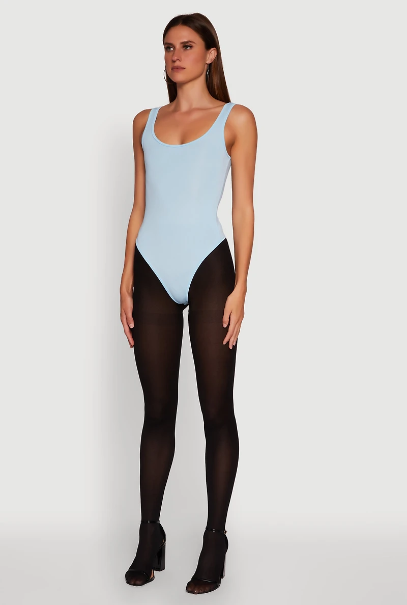 Daisy Sleeveless Scoop Neck Bodysuit