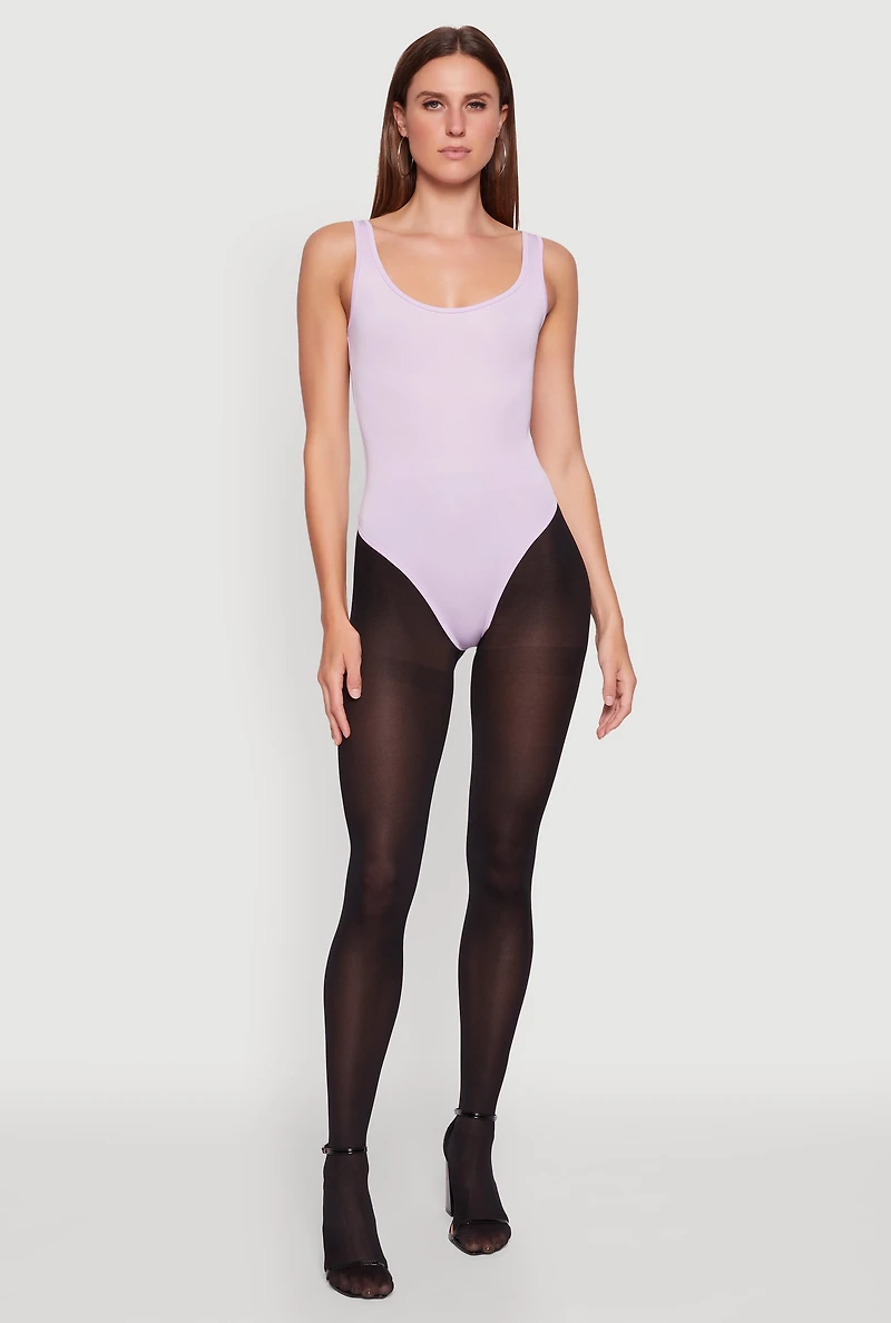 Daisy Sleeveless Scoop Neck Bodysuit