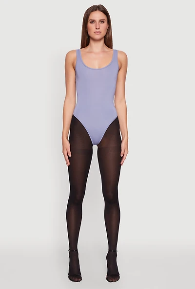 Womens Daisy Sleeveless Scoop Neck Bodysuit, S