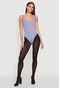 Womens Daisy Sleeveless Scoop Neck Bodysuit, S