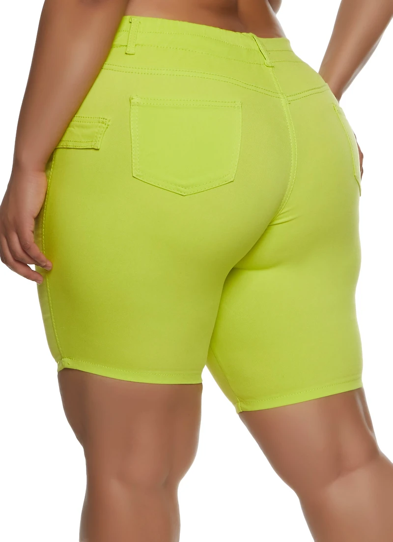 Plus Hyperstretch Bermuda Shorts