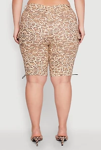 Womens Plus Size Hyper Stretch Cargo Bermuda Shorts, Multi, Size 2X