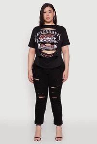 Womens Plus Legendary Rider California Graphic T-Shirt,