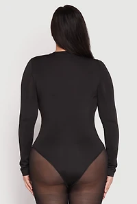 Plus Daisy Long Sleeve Bodysuit