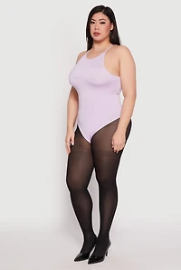 Womens Plus Size Daisy Cami Bodysuit, Purple, Size 2X