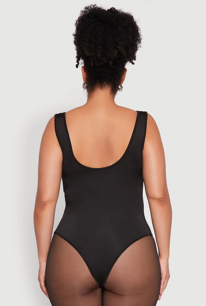 Plus Daisy Sleeveless Bodysuit