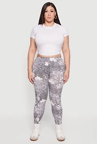 Plus Hunter Camo High Waisted Leggings