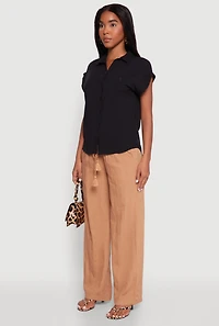 Fixed Cuff Short Sleeve Shirt