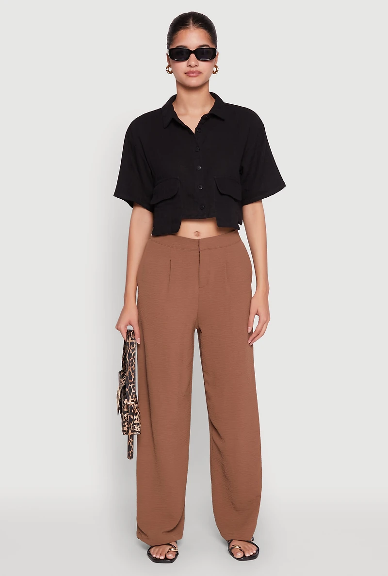 Cargo Pocket Crop Top