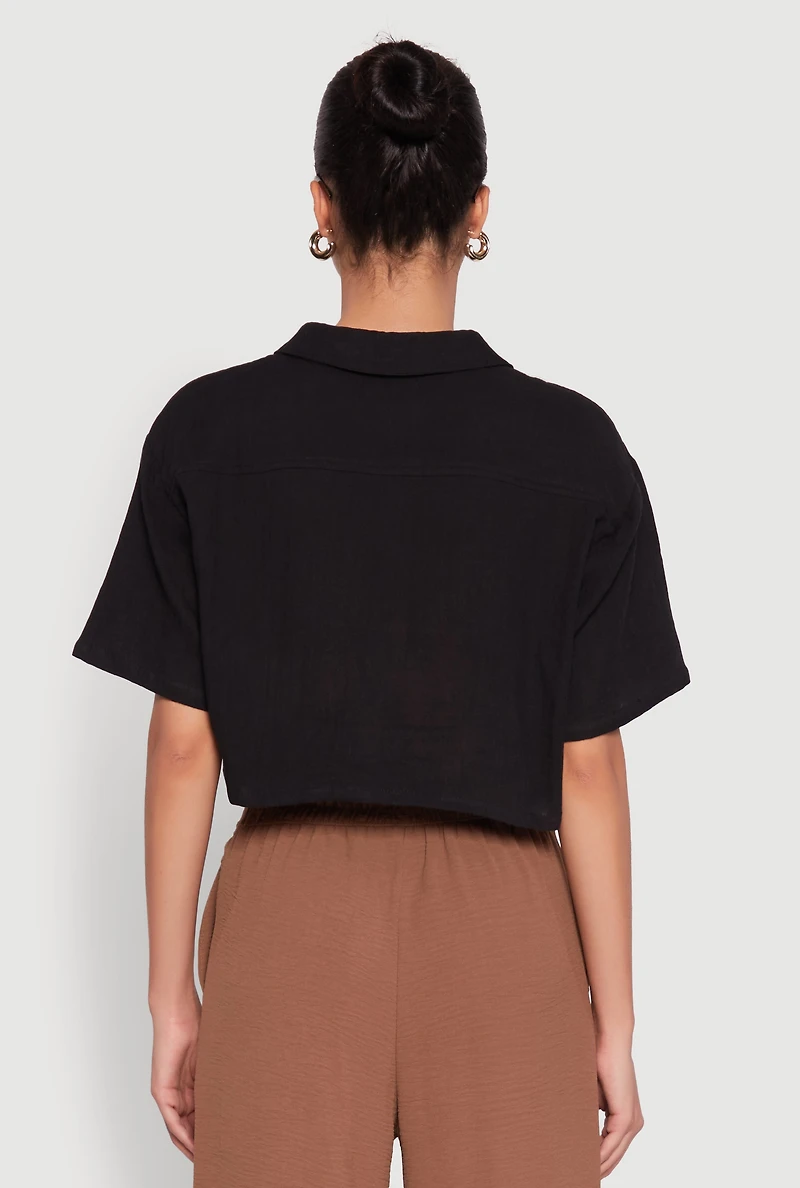 Cargo Pocket Crop Top