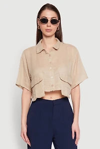 Cargo Pocket Crop Top