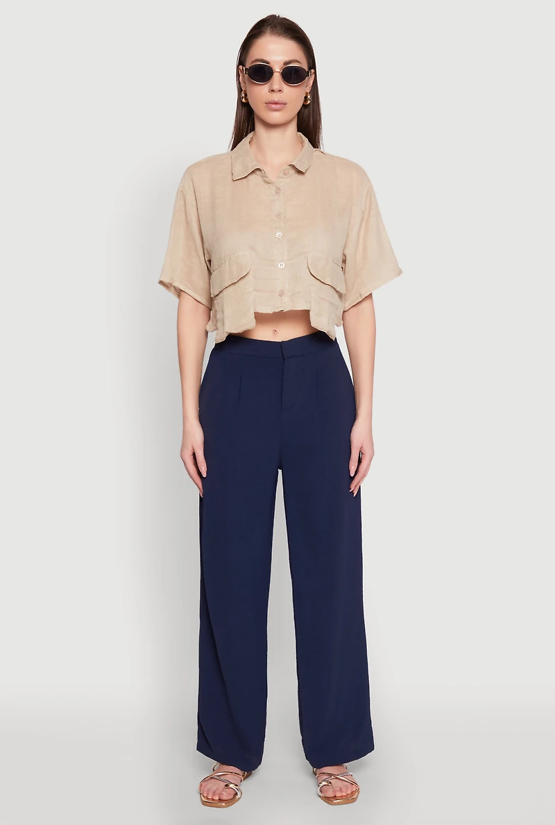 Cargo Pocket Crop Top