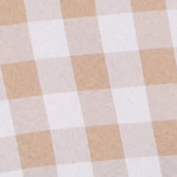 Gingham Tie Shoulder Open Back Cami
