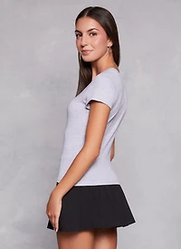 Basic Crew Neck T Shirt