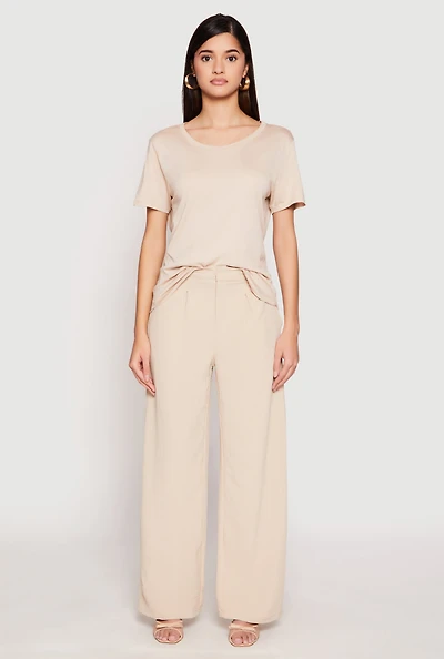 Womens Short Sleeve Oversized T Shirt,