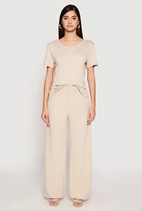 Womens Short Sleeve Oversized T Shirt,