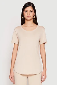 Womens Short Sleeve Oversized T Shirt, S