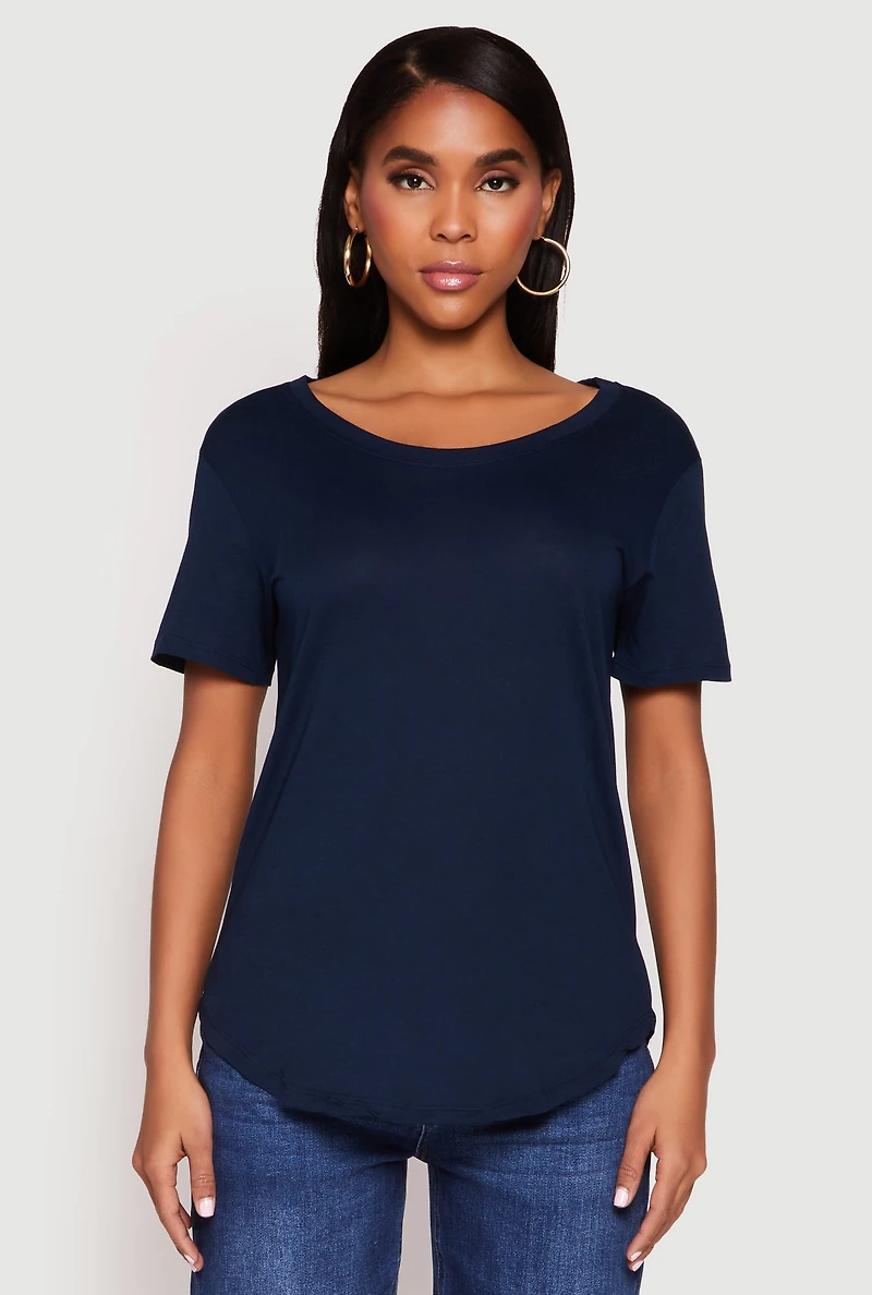 Womens Short Sleeve Oversized T Shirt,