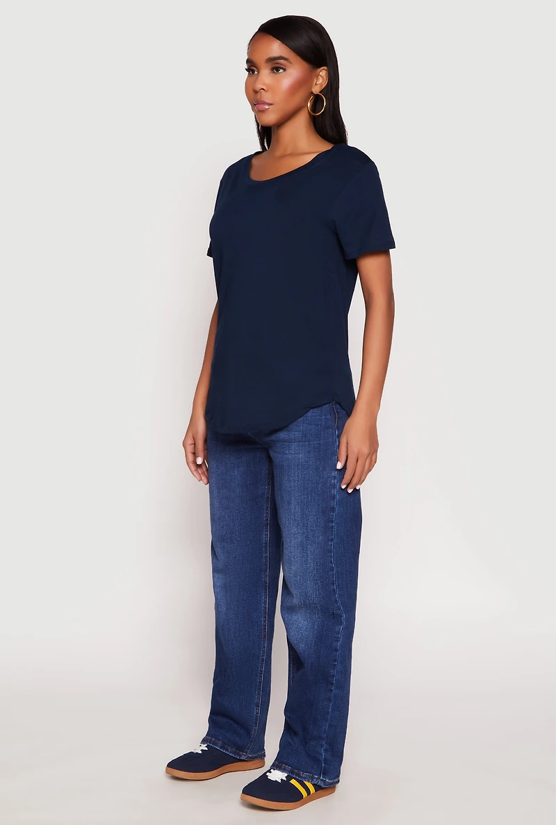 Womens Short Sleeve Oversized T Shirt,