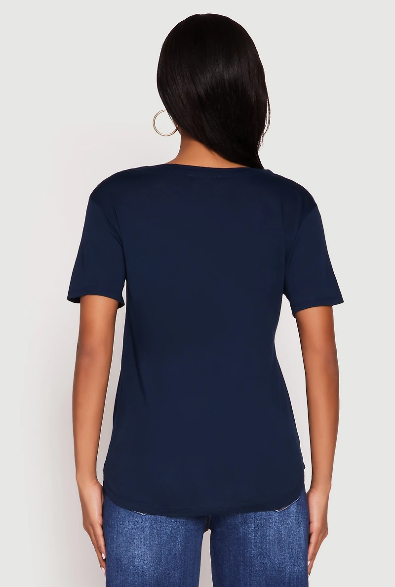 Womens Short Sleeve Oversized T Shirt, S