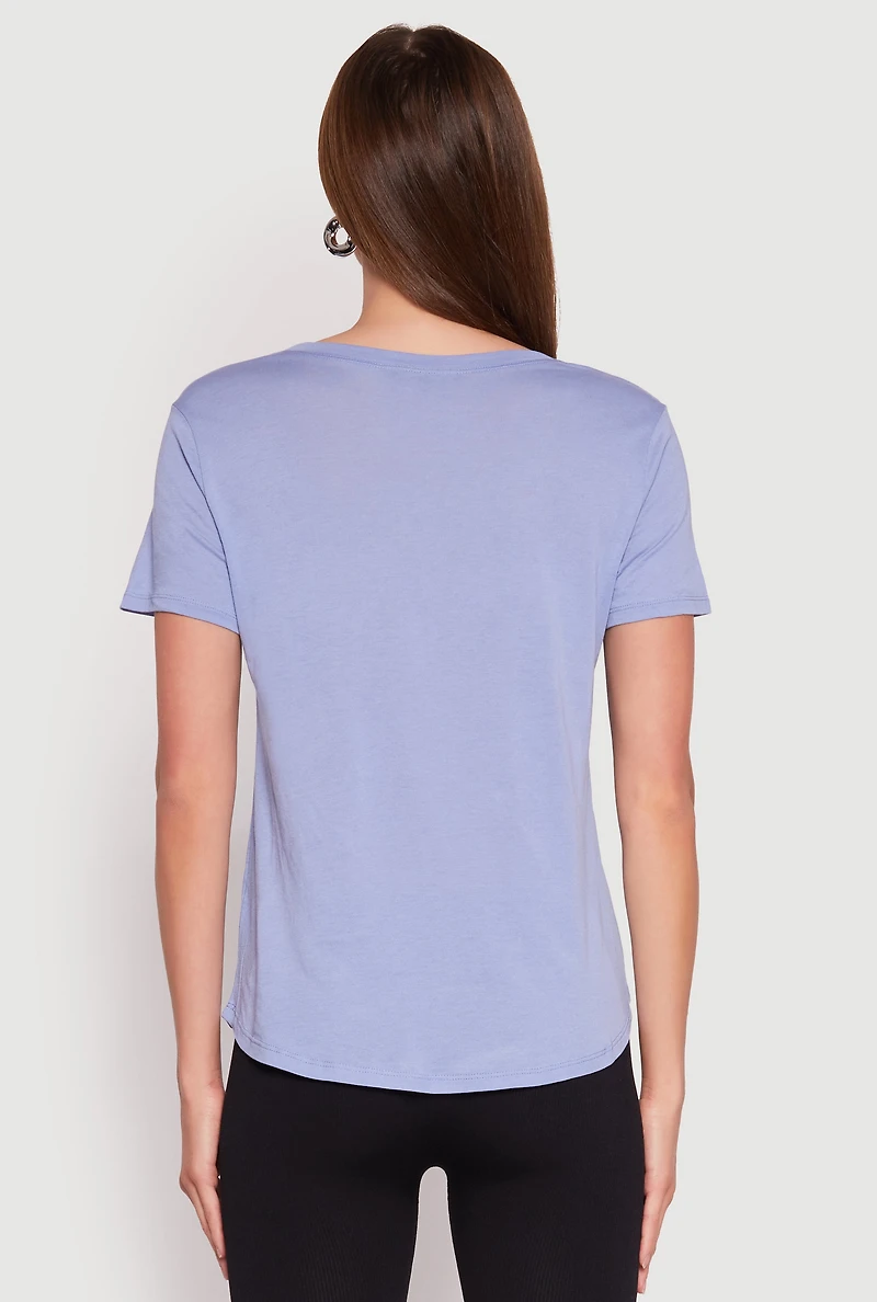 Womens Short Sleeve Oversized T Shirt,