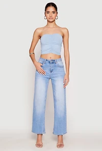 Ruched Front Tube Top