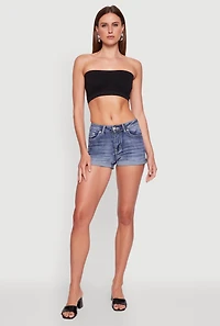 Womens Trendy Seamless Ruched Front Bandeau,