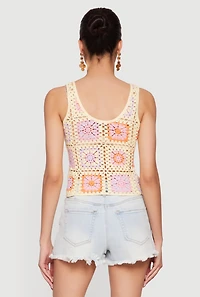 Geometric Crochet Tank Top