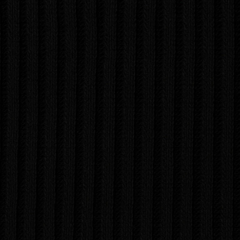 Ribbed Knit Sleeveless Mock Neck Top