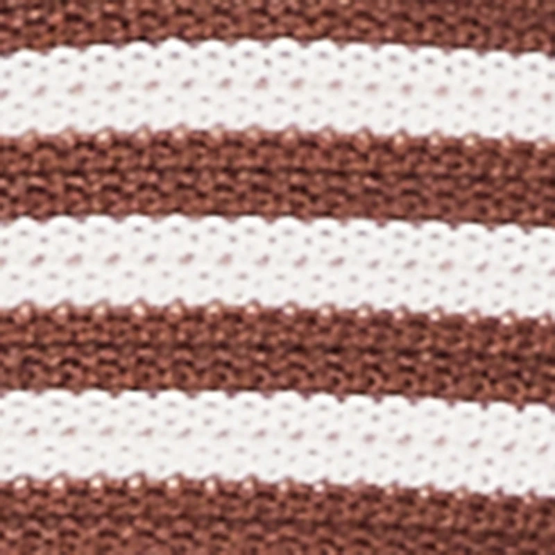 Striped Crochet Bustier Crop Top