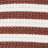 Striped Crochet Bustier Crop Top