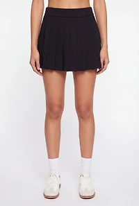 High Waisted Pleated Tennis Skirt