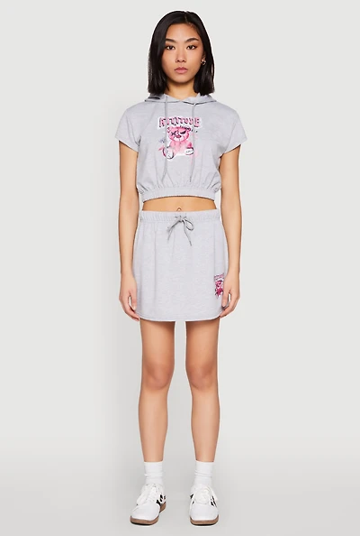 Womens Attitude Be Yourself Mini Skirt,