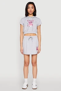 Womens Attitude Be Yourself Mini Skirt,