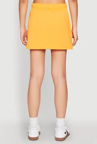 Womens Attitude Be Yourself Mini Skirt, Orange, Size XL