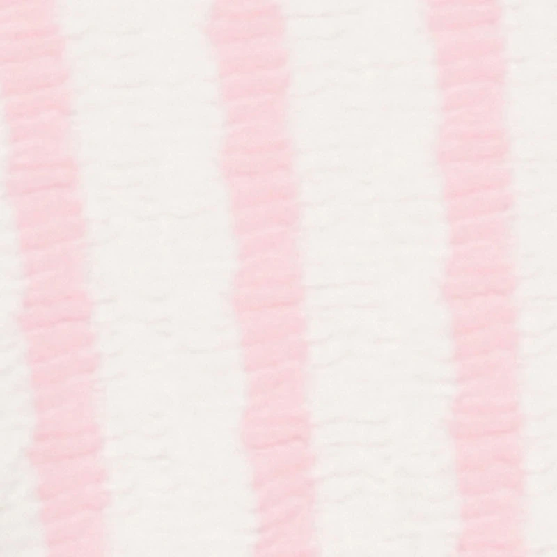 Textured Knit Striped Polo Shirt