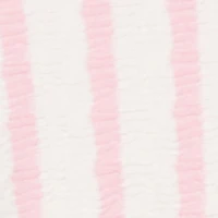 Textured Knit Striped Polo Shirt