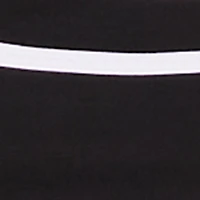 Contrast Trim Drop Waist Skirt with Cell Phone Pocket Shorts Lining