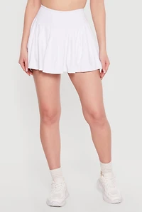 High Waisted Pleated Mini Tennis Skirt