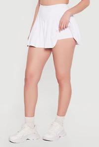 High Waisted Pleated Mini Tennis Skirt