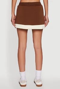 New York 94 Graphic High Waisted Skort