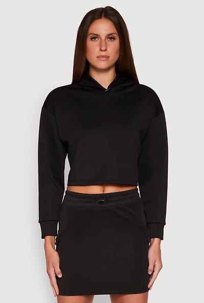Womens Long Sleeve Hooded Sweatshirt,