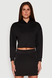 Womens Long Sleeve Hooded Sweatshirt,
