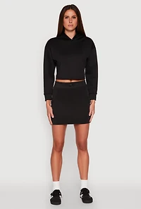 Womens Long Sleeve Hooded Sweatshirt,