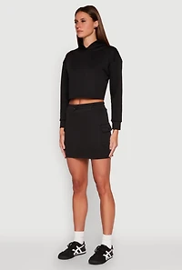 Womens Long Sleeve Hooded Sweatshirt,
