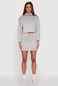 Womens Toggle Drawstring Cargo Skort,