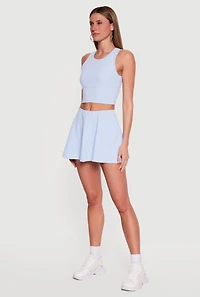 Twist Back Keyhole Crop Top