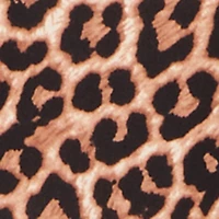 Sleeveless Scoop Neck Leopard Print Romper