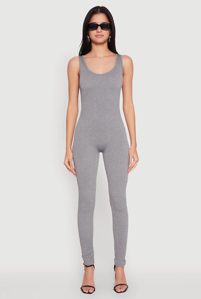 Ribbed Knit Catsuit